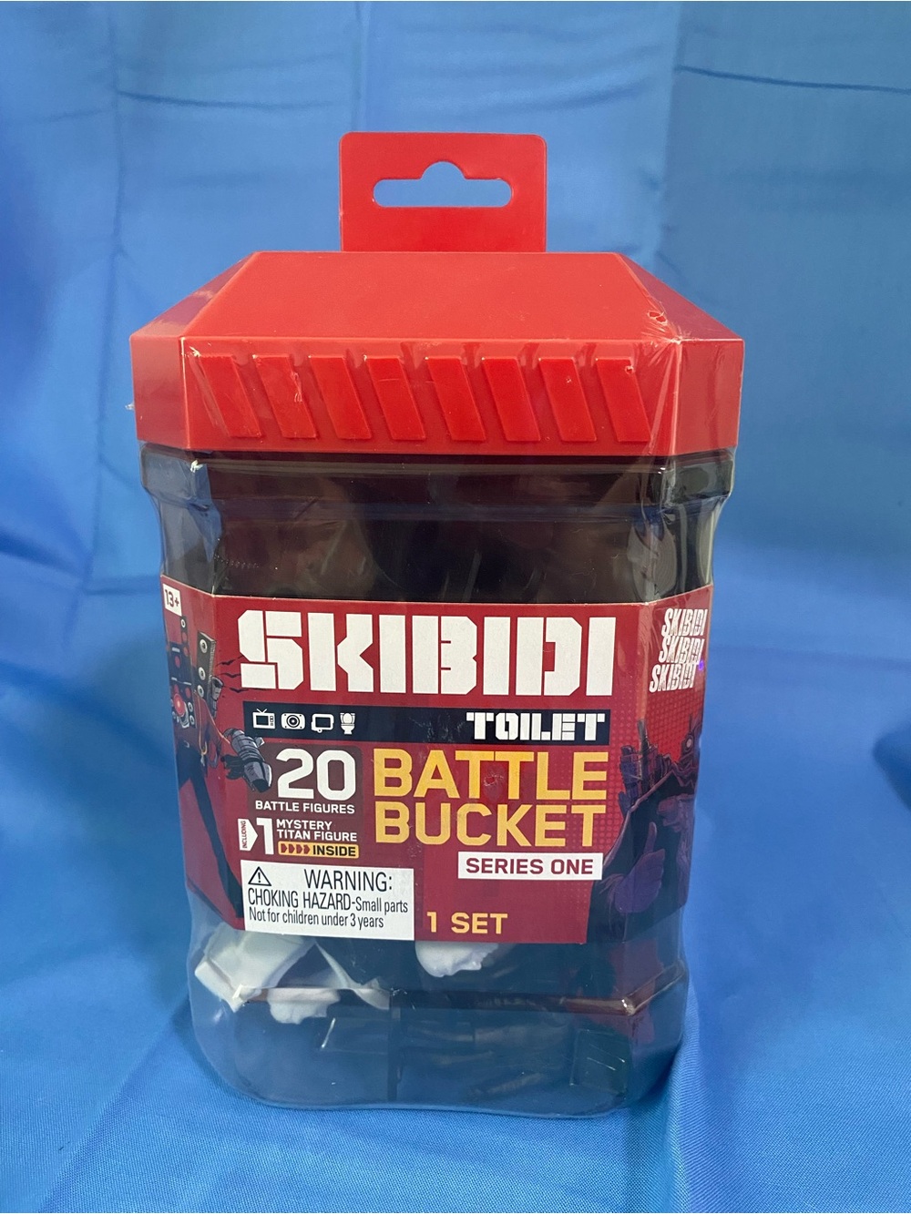 SKIBIDI Toilet Battle Bucket Series One - Red Battle Bucket